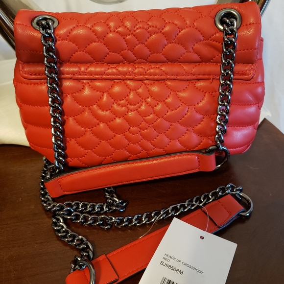 Betsey Johnson Heads Up Crossbody Bag in Red - Picture 2 of 8